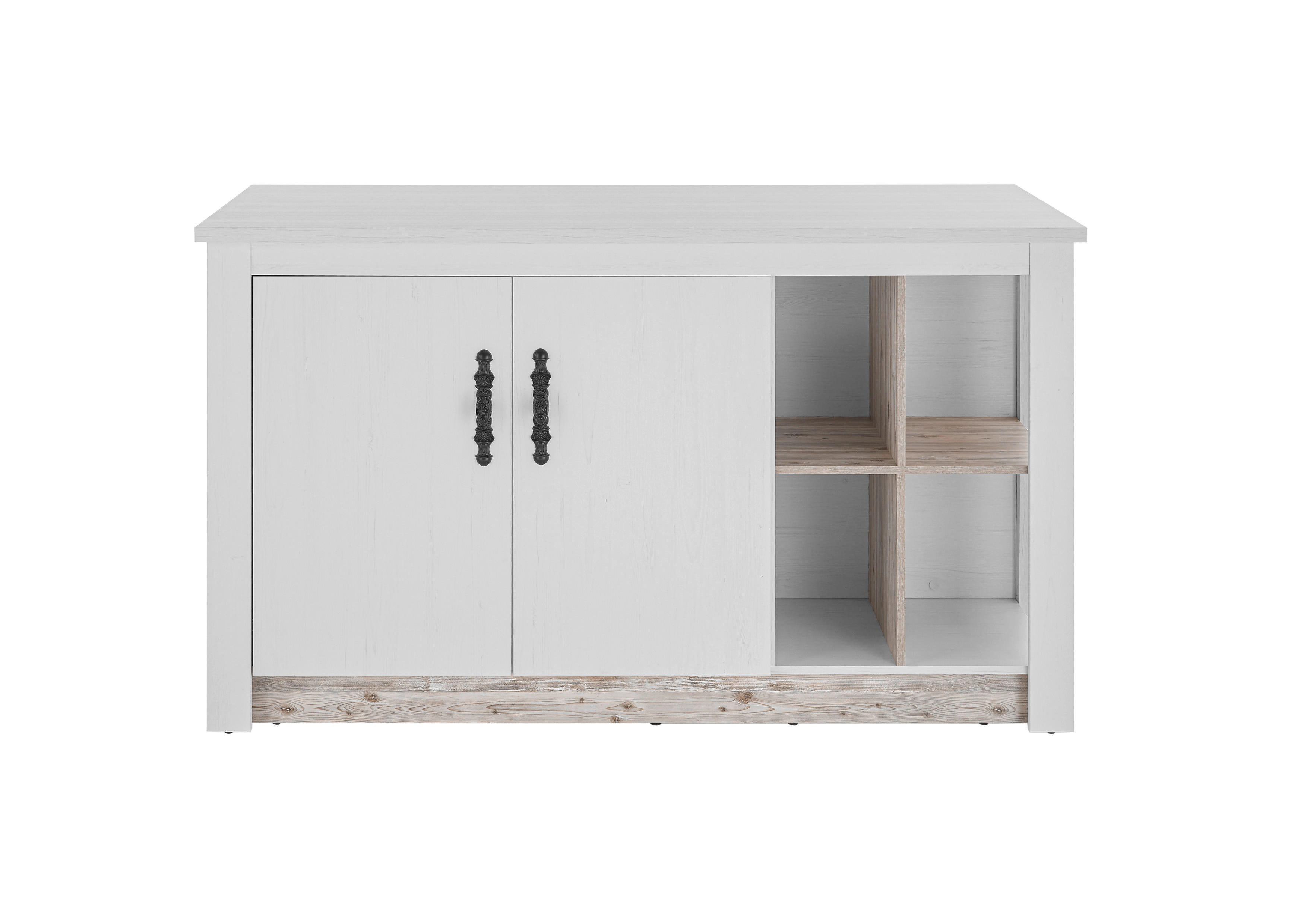 Thumbnail - Küchentheke Florenz weiß Pinie B/H/T: ca. 161x92x90 cm