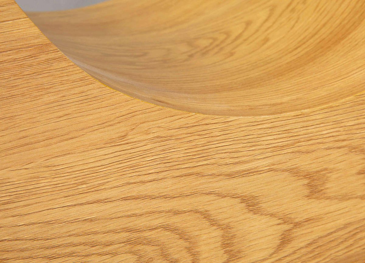 Couchtisch X-Type natur Wildeiche Nachbildung klar B/H/T: ca. 110x45x60 cm X-Type - klar/natur (110,00/45,00/60,00cm) - Inter Link