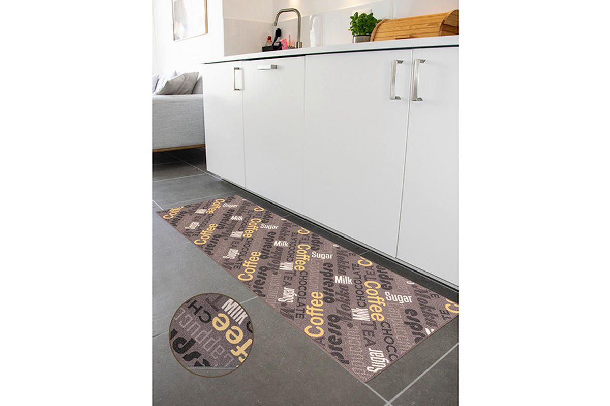 Küchenläufer Cappuccino grau B/L: ca. 67x180 cm Cappuccino - grau (67,00/180,00cm)