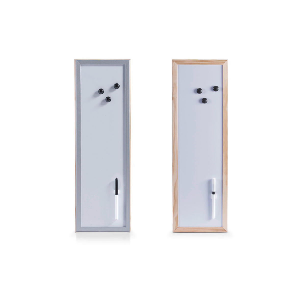 Zeller Magnet-/Schreibtafel Magnet-/Schreibtafel - grau (59,50/18,50/1,50cm) - Zeller