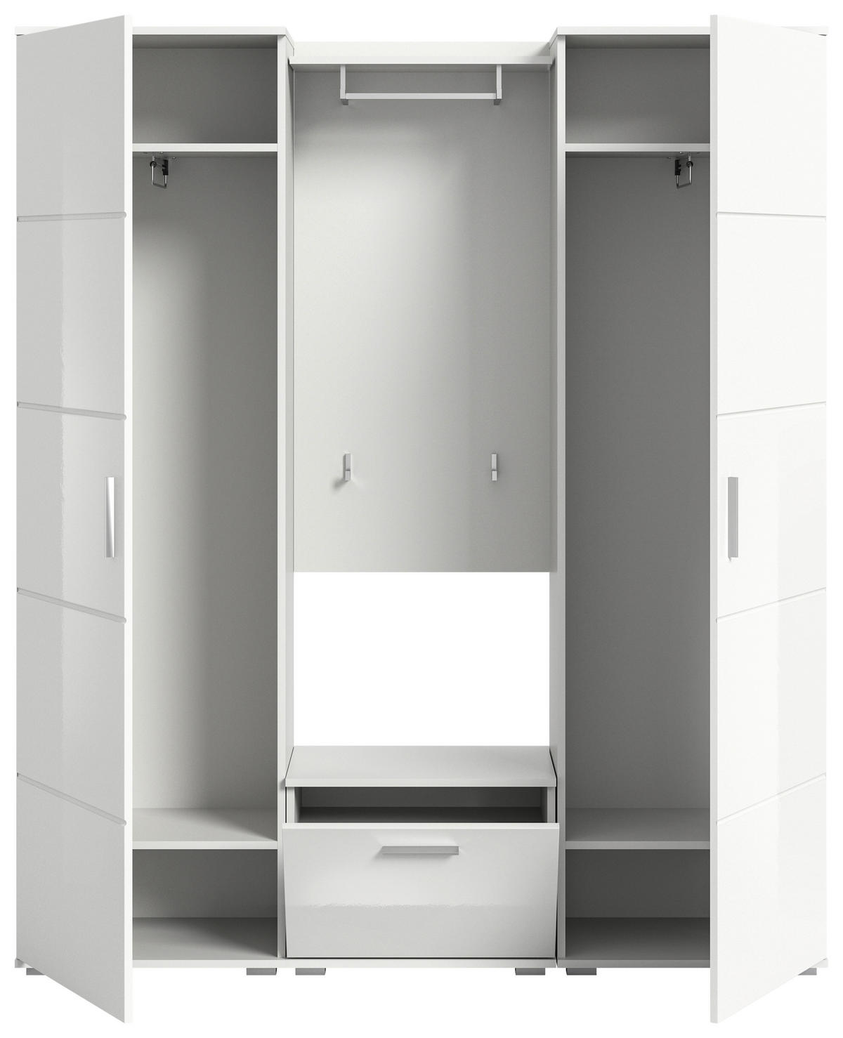 Garderobe PREGO B/H/T: ca. 165x191x37 cm PREGO - (165,00/191,00/37,00cm) - xonox.home