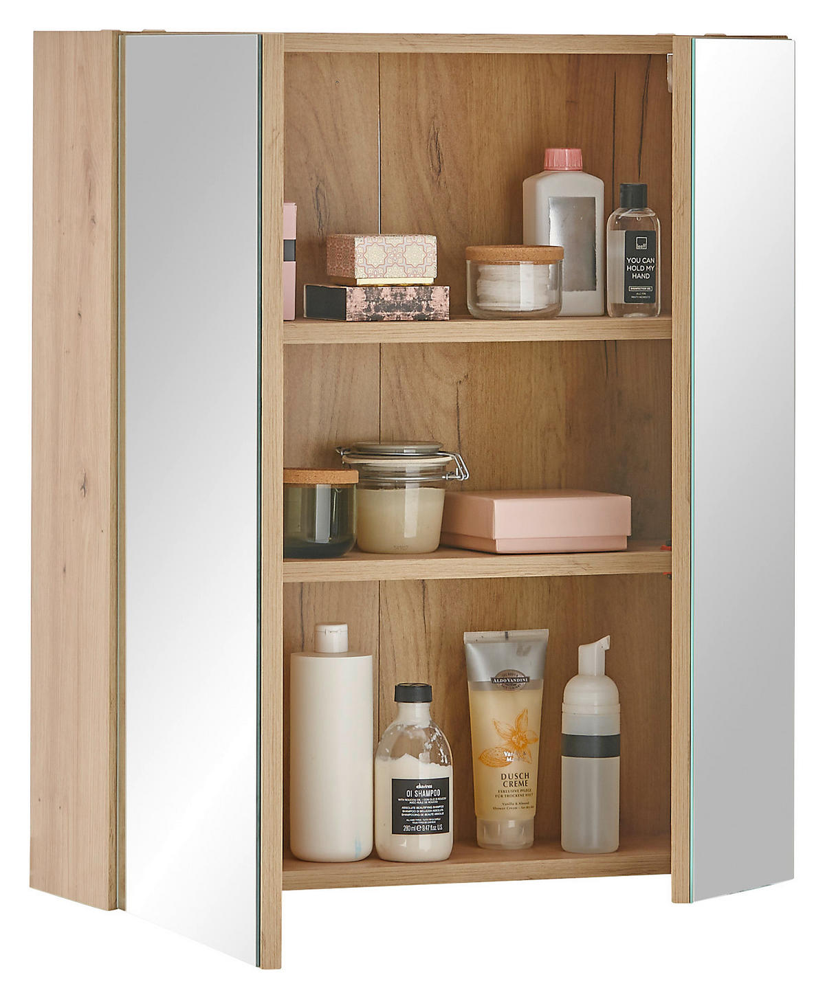 Spiegelschrank Austin Artisan Oak Nachbildung B/H/T: ca. 60x70x20 cm Austin - (60,00/70,00/20,00cm)