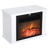 HOMCOM Elektrischer-Kamin 820-050WT weiß B/H/T: ca. 34x25x17 cm ca. 1200 W Elektrokamin 820-050WT - weiß (34,00/25,00/17,00cm) - HOMCOM
