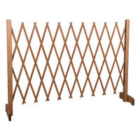 Hundeabsperrgitter braun Holz Hundeabsperrgitter - braun