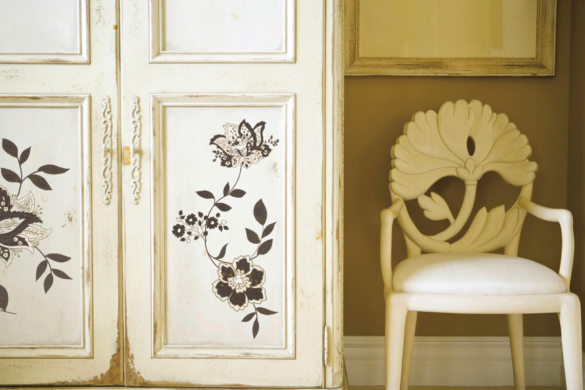 Komar Wandtattoo Jackie Blumen Jackie B/L: ca. 50x70 cm Jackie - (50,00/70,00cm) - Komar