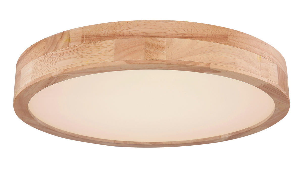 GLOBO Deckenleuchte braun Holz Metall H/D: ca. 11x40 cm 1 Brennstellen Rainer - braun (40,00/11,00cm) - GLOBO