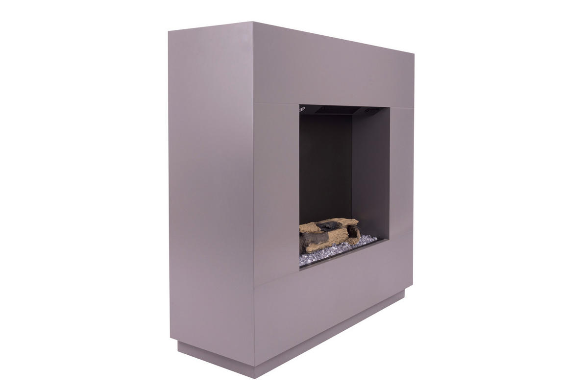 BHP Elektrischer-Kamin  ESKE BG00752-14 dunkelgrau MDF B/H/T: ca. 80x76x26 cm ca. 1500 W Elektrokamin BG00752-14 - dunkelgrau (80,00/76,00/26,00cm) - BHP