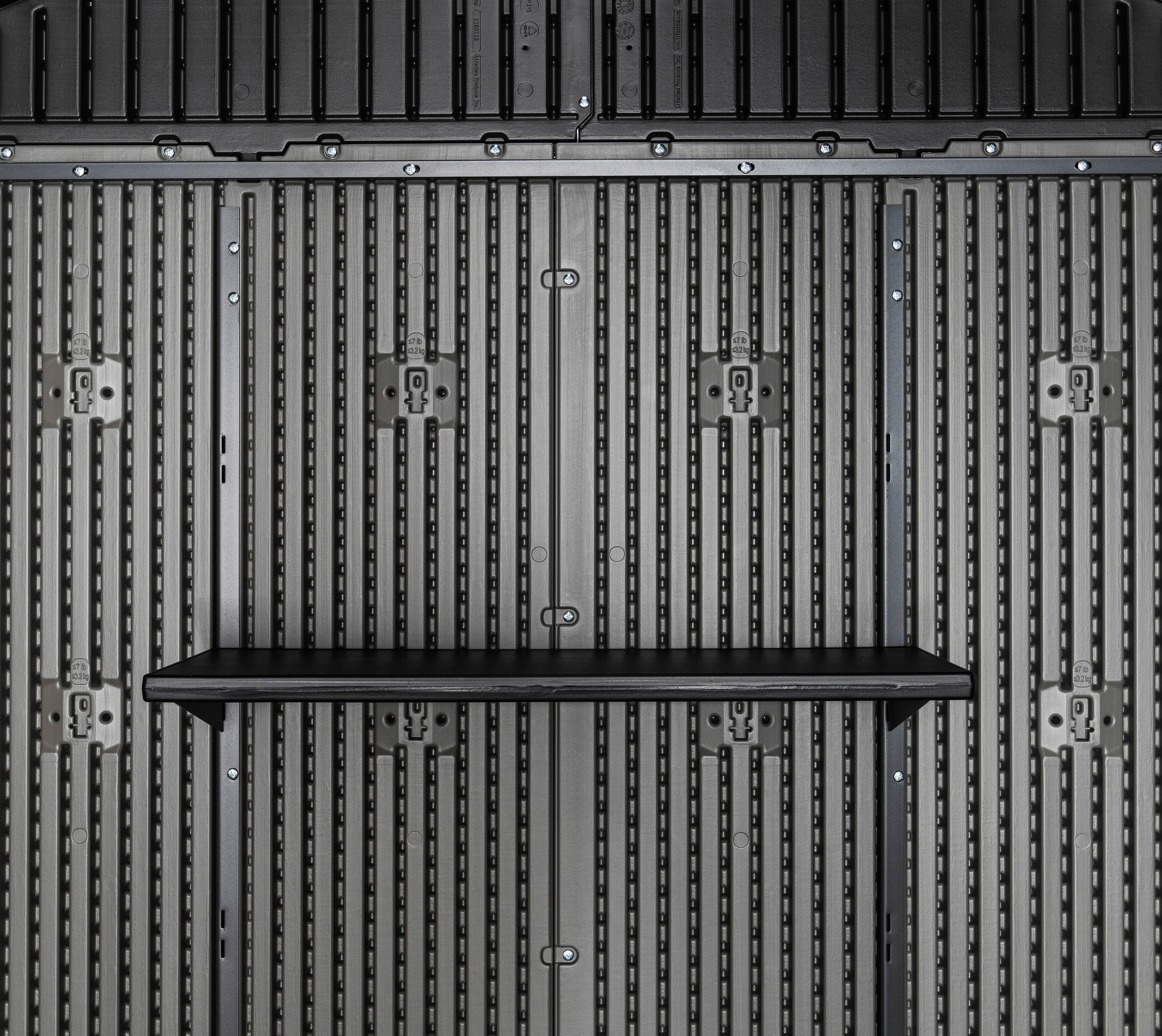 Thumbnail - Lifetime Gerätehaus Utah grau B/H/L: ca. 206,2x264,4x426,5 cm