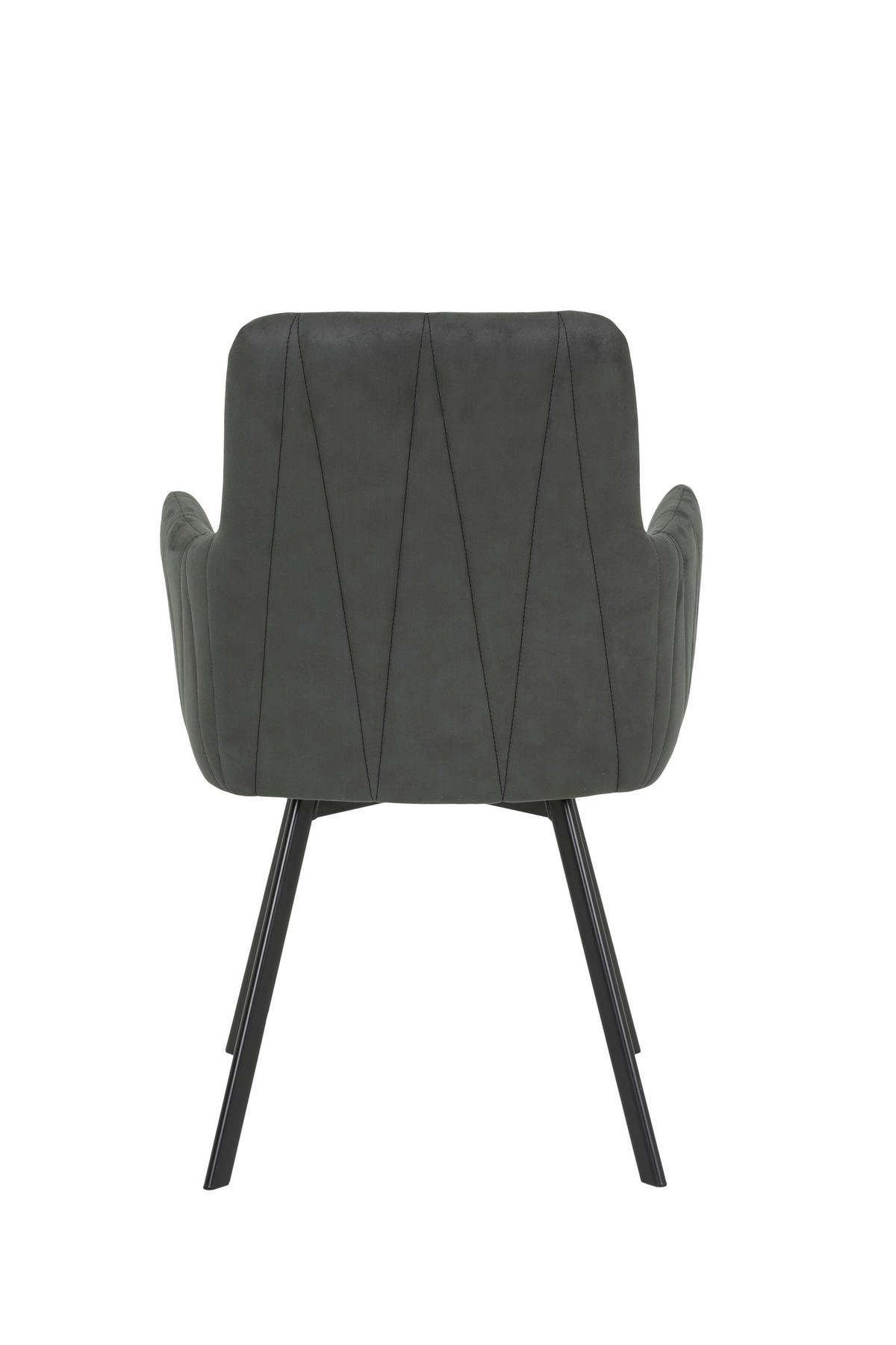 Essgruppe Karina Eiche anthrazit Microfaser B/H/T: ca. 200x76x90 cm Karina - Eiche/anthrazit (200,00/76,00/90,00cm) - Hela