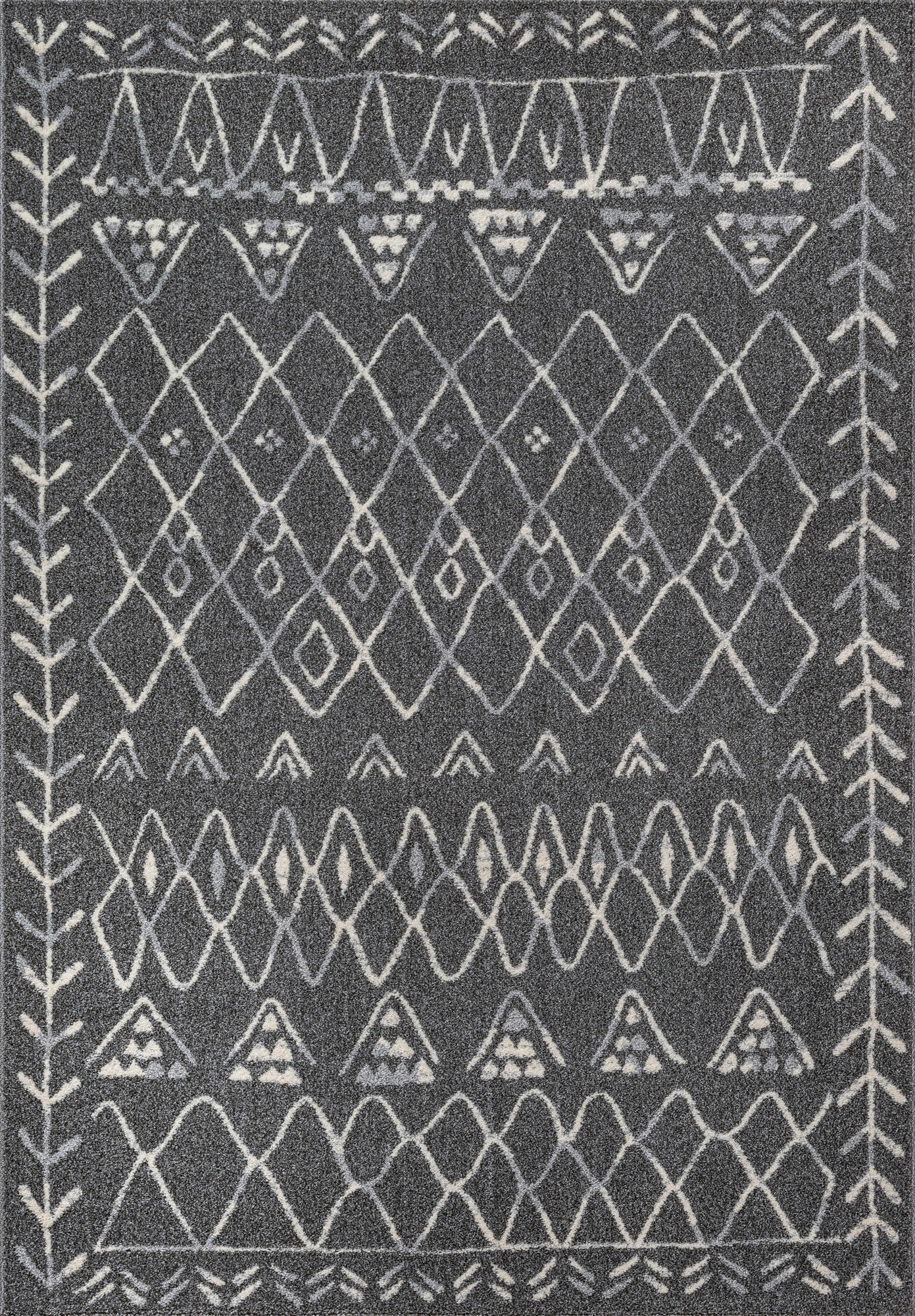 Sanat Teppich anthrazit B/L: ca. 340x240 cm Teppich_Boho_8200_240x340 - anthrazit (340,00/240,00cm) - Sanat