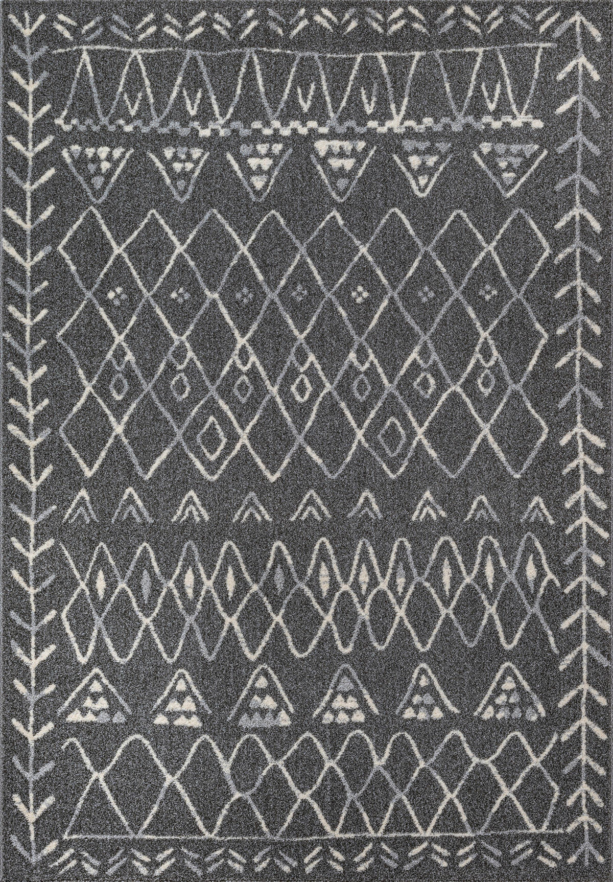 Sanat Teppich anthrazit B/L: ca. 340x240 cm Teppich_Boho_8200_240x340 - anthrazit (340,00/240,00cm) - Sanat