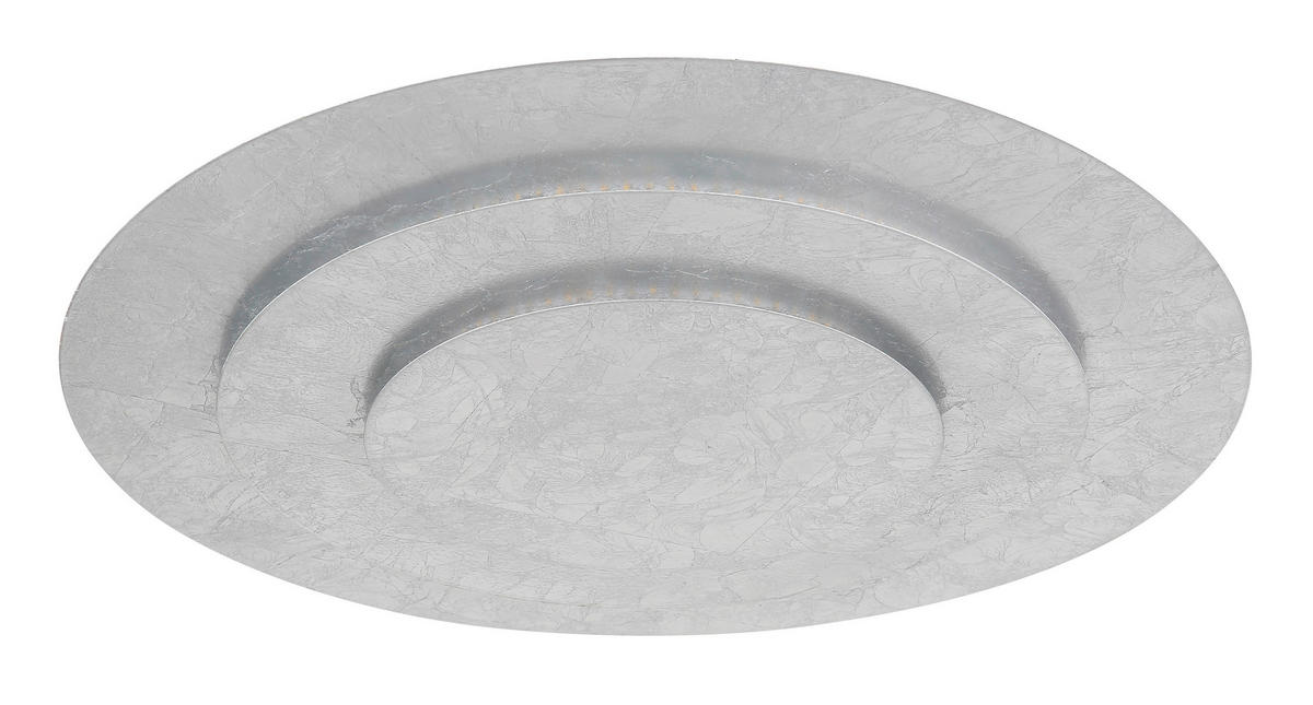 GLOBO LED-Deckenleuchte Heda 48465-40S silber Metall H/D: ca. 7x49 cm Heda - silber (49,00/7,00cm) - GLOBO