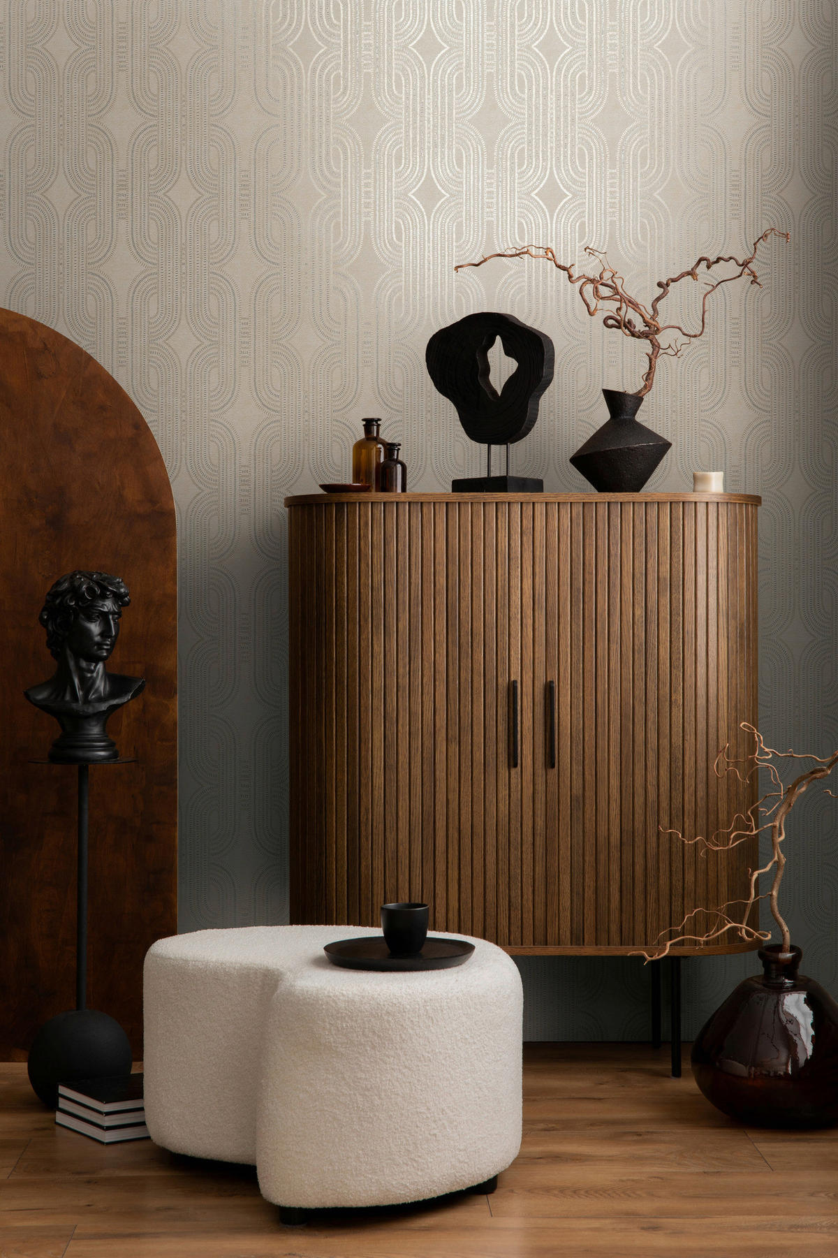 A.S.Création Vliestapete grau beige B/H/D: ca. 53x1005x9,5 cm Vliestapete - beige/grau (9,50/1005,00cm) - A.S.Creation