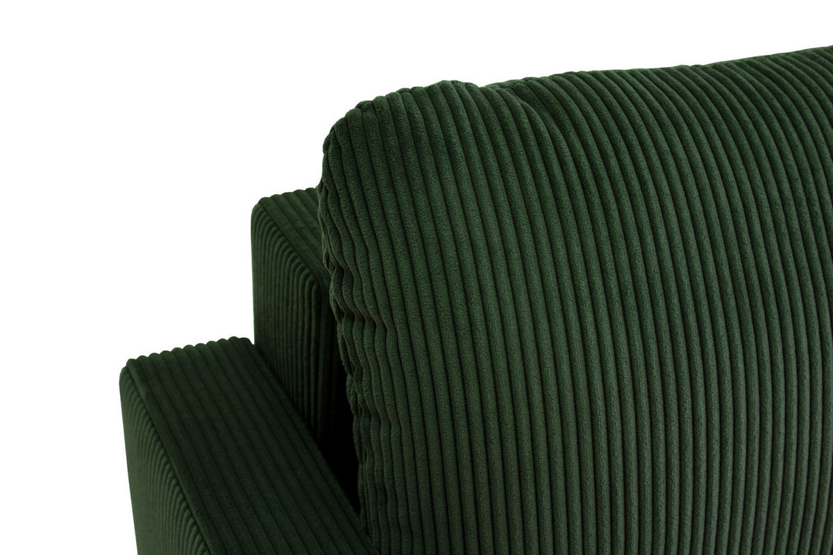 Ecksofa Dave grün Microfaser B/H/T: ca. 227x92x146 cm Dave - schwarz/grün (227,00/92,00/146,00cm)