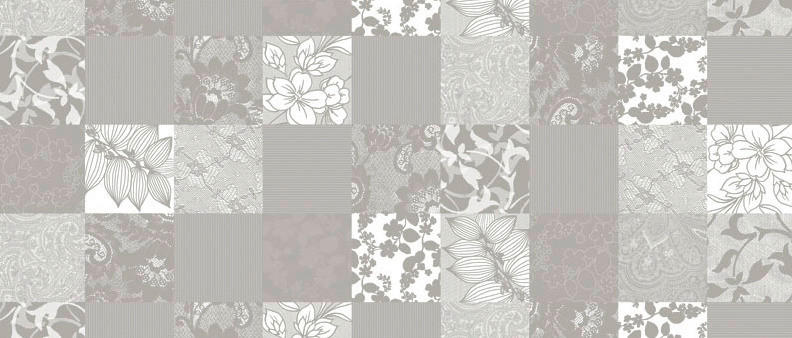 Milano Abwaschbarer Tischbelag Karo silber B: ca. 140 cm Karo - weiß/silber (140,00cm) - Milano