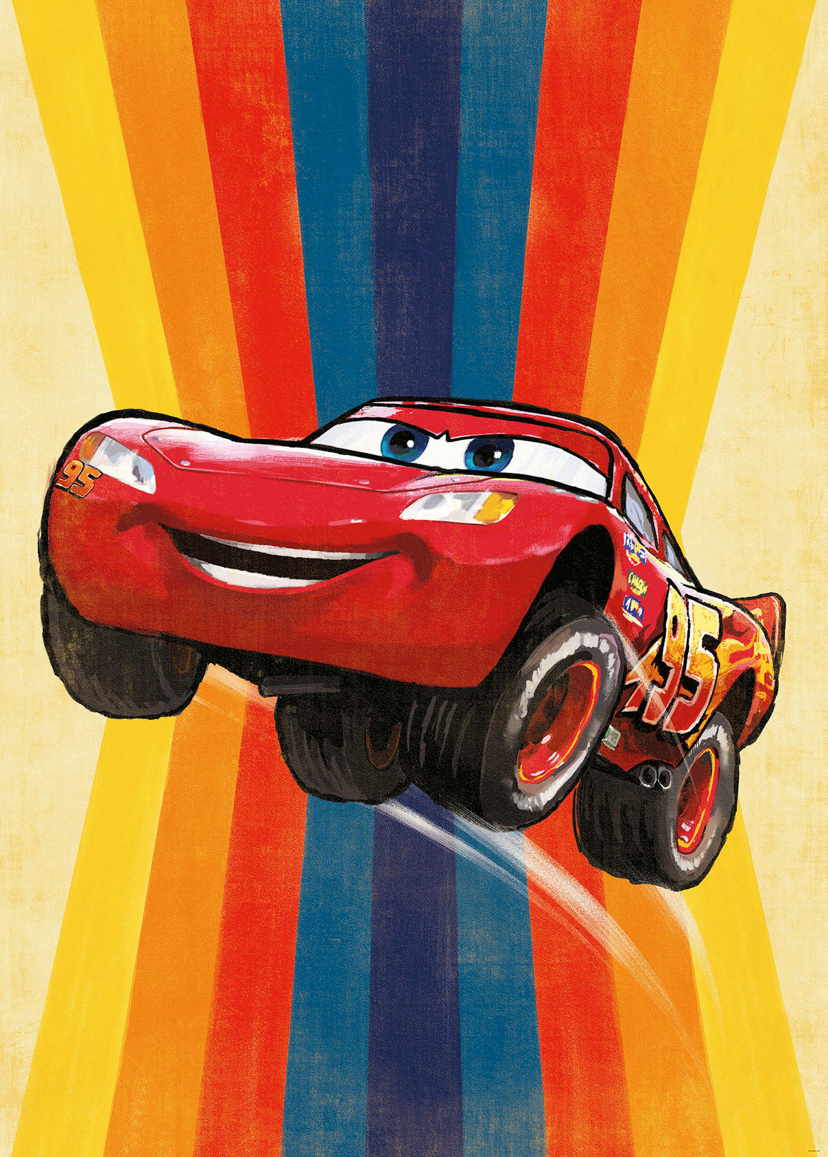 Komar Fototapete Cars Jump IADX4-055 B/H: ca. 200x280 cm Cars Jump IADX4-055 - (200,00/280,00cm) - Komar