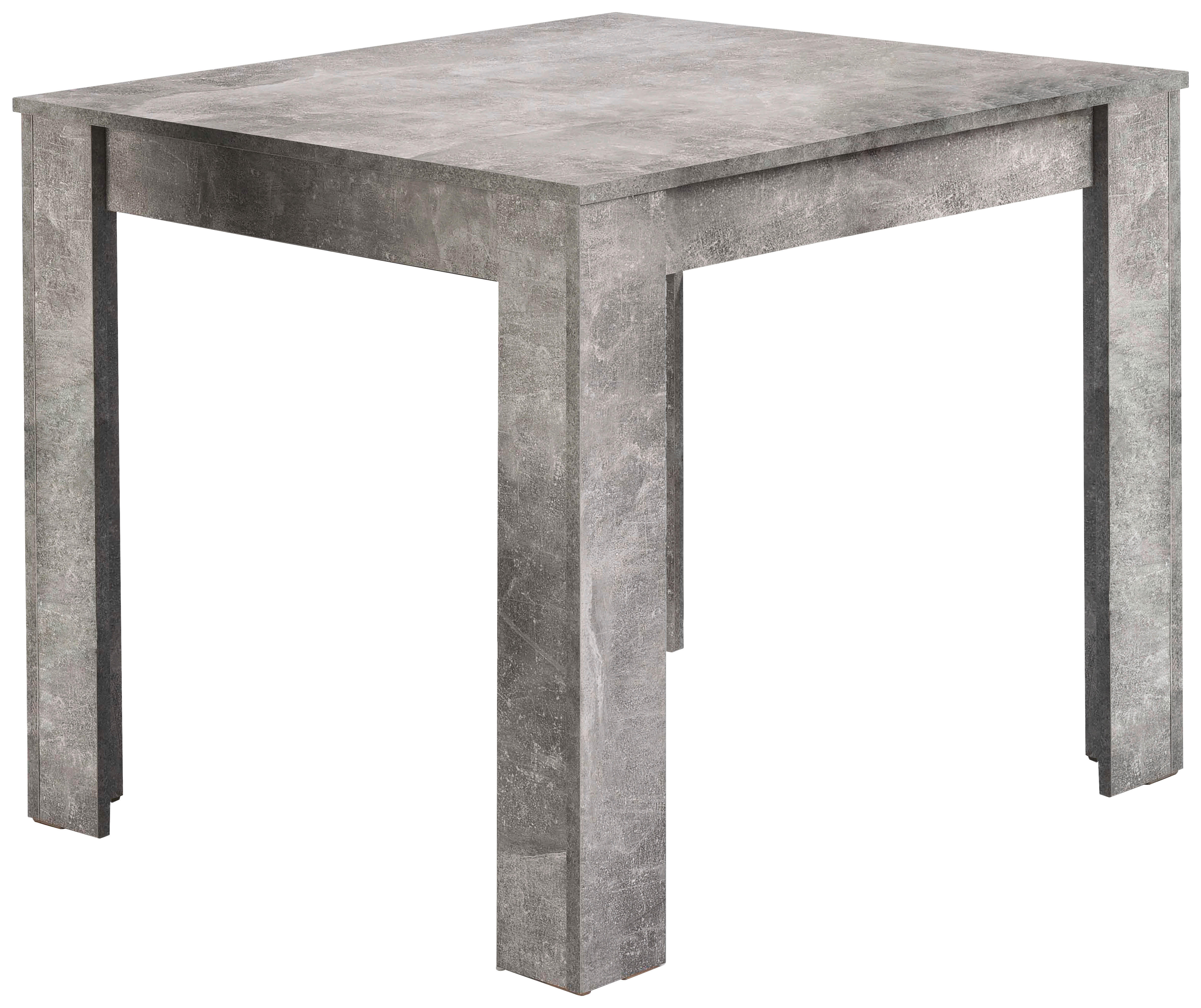 Tisch NEPAL Beton Optik B/H/T: ca. 80x75x80 cm NEPAL - Beton (80,00/75,00/80,00cm) - byLIVING