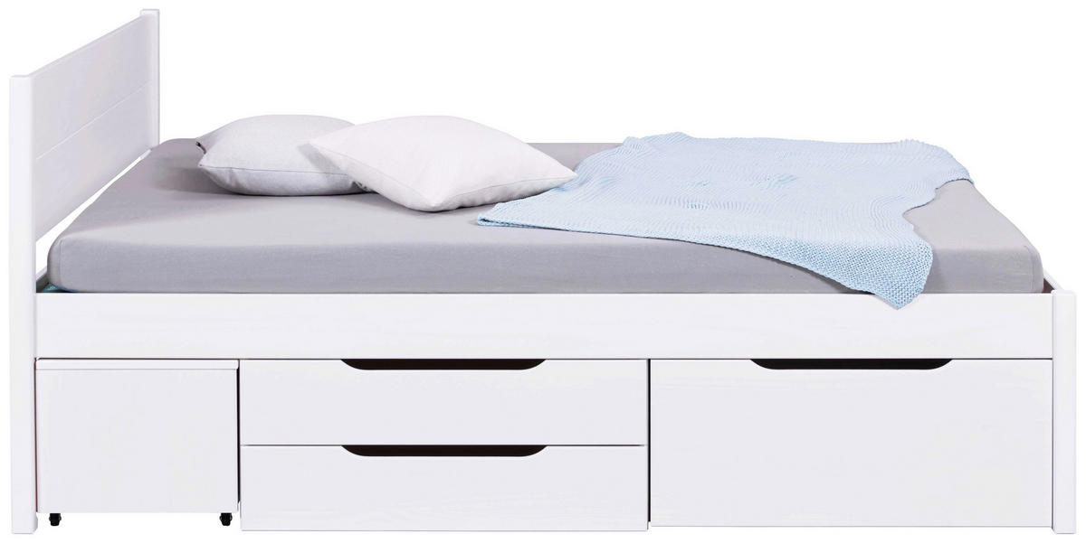 Funktionsbett Efetivo weiß Efetivo - weiß (209,00/166,00/90,00cm) - Inter Link
