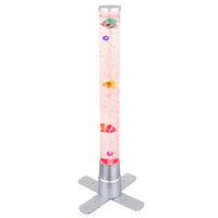 GLOBO LED-Stehleuchte silber Kunststoff B/H/T: ca. 24,6x61,1x24,6 cm MENDOZA - silber (24,60/61,10/24,60cm) - GLOBO