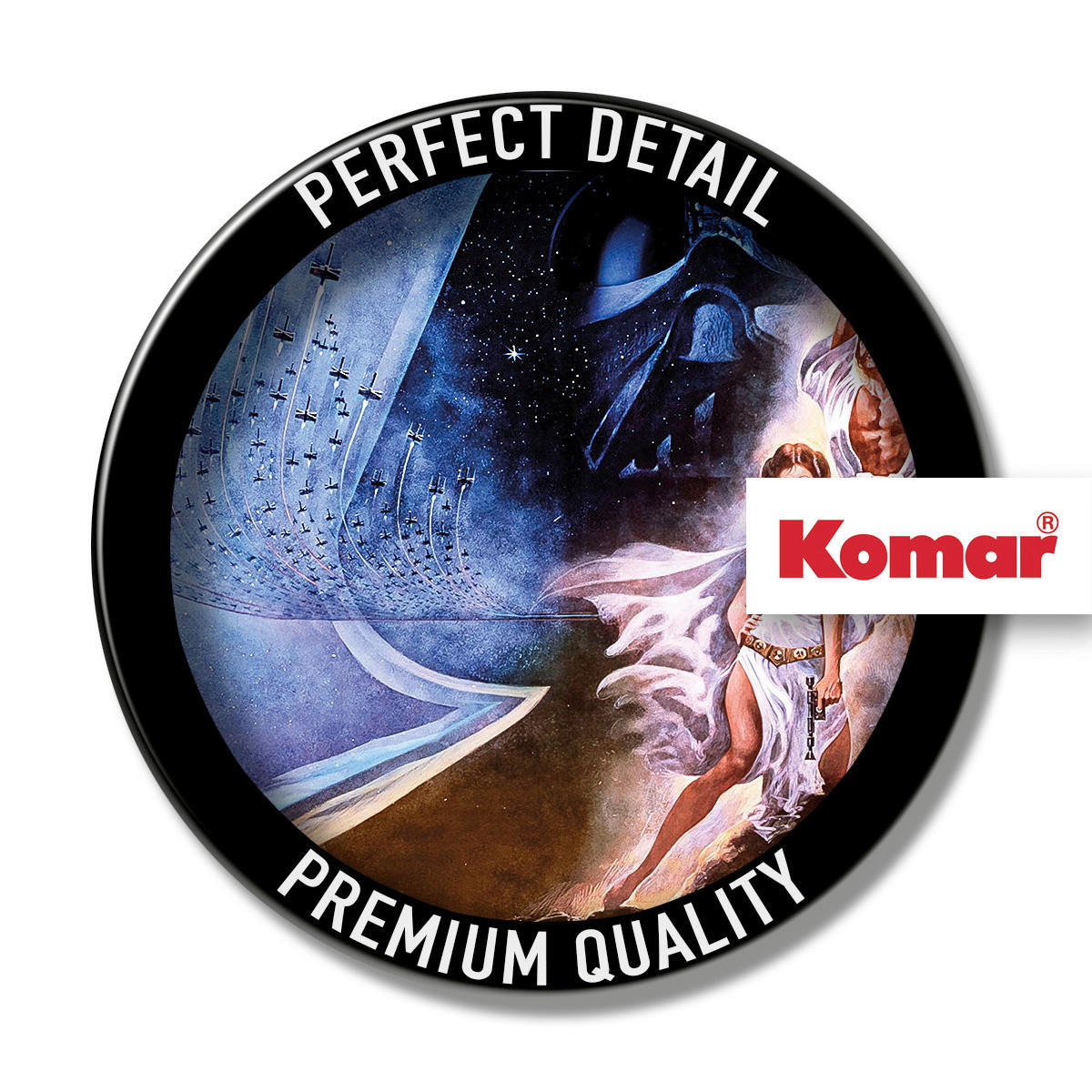 Komar Fototapete Star Wars Poster Classic 2 B/L: ca. 200x250 cm Star Wars Poster Classic 2 - (200,00/250,00cm) - Komar