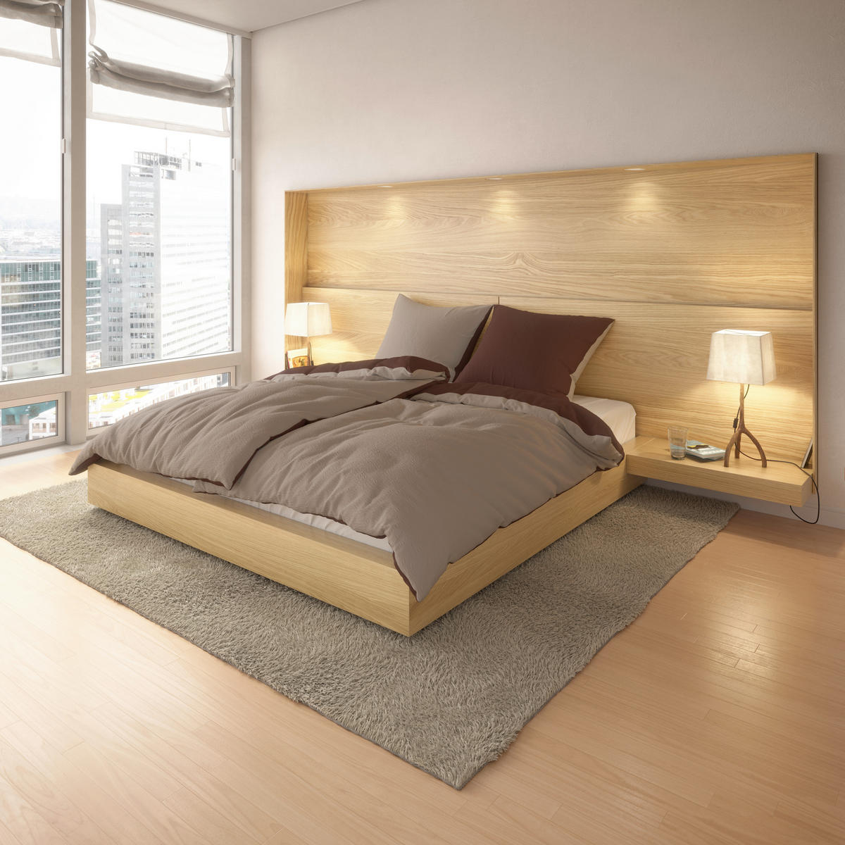 Microfaser Wende Bettwäsche Seersucker Wendebettwäsche_Seersucker br/tau - braun/taupe (135,00/200,00cm)
