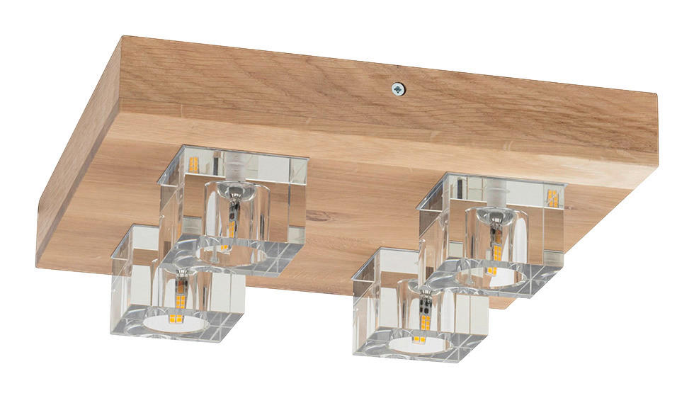 Spot-Light Deckenleuchte B/H/L: ca. 30x9,5x30 cm null 4 Brennstellen Deckenleuchte_Tony - (30,00/30,00/9,50cm) - Spot-Light