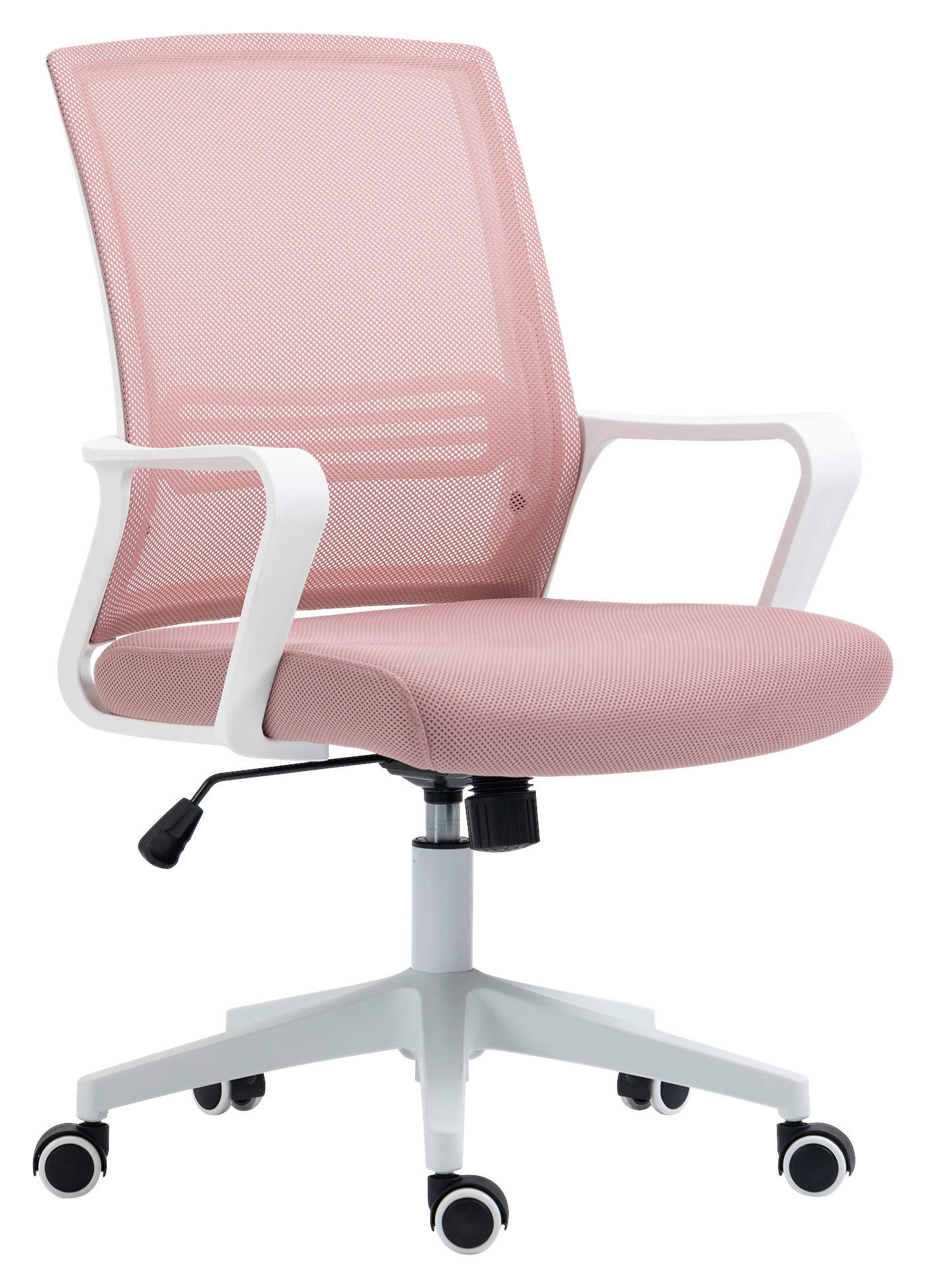 Drehstuhl FM-2505 rosa weiß FM-2505 - weiß/rosa