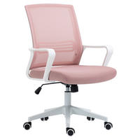 Drehstuhl FM-2505 rosa weiß FM-2505 - weiß/rosa