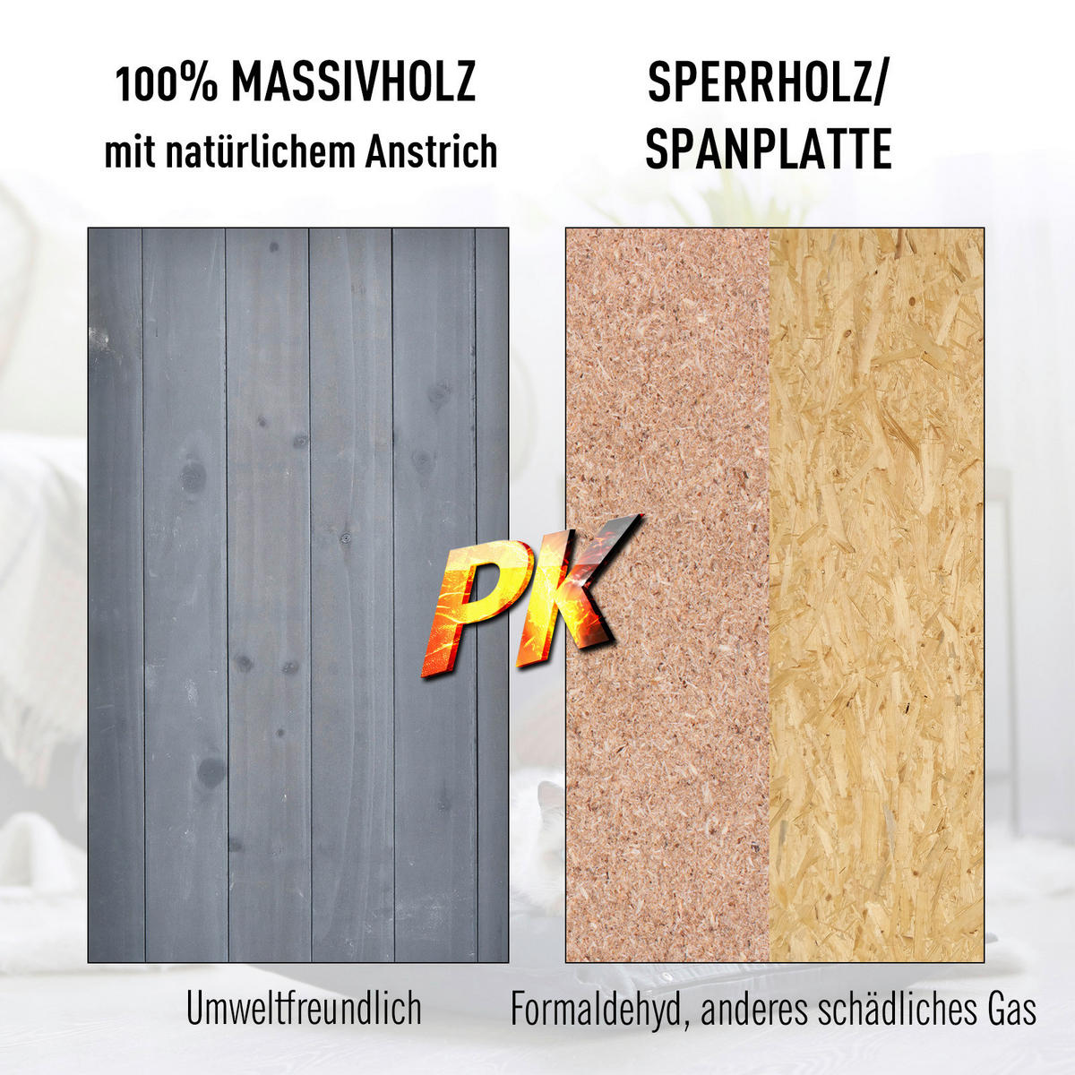 PawHut Katzenvilla grau Holz B/H/L: ca. 55x109x59 cm Katzenvilla - weiß/grau (59,00/55,00/109,00cm) - PawHut