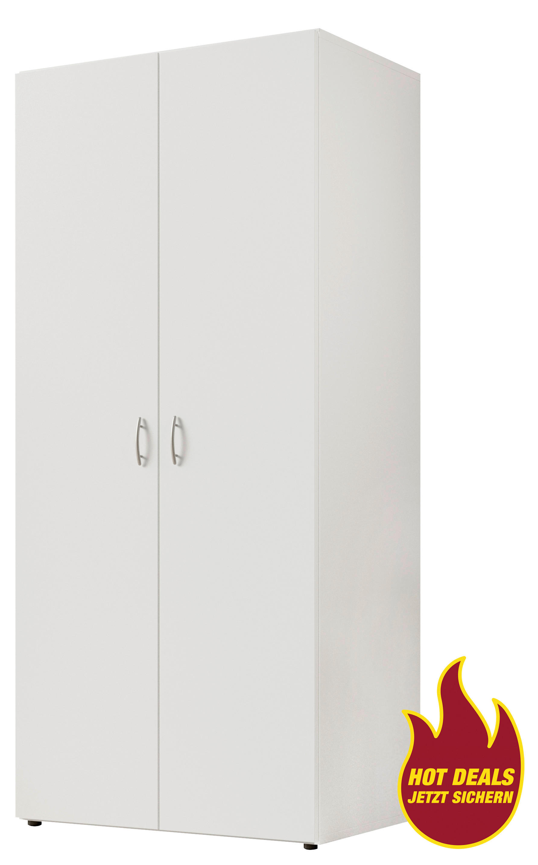 Kleiderschrank Joe weiß B/H/T: ca. 81x176x50,8 cm Joe - weiß (81,00/176,00/50,80cm)