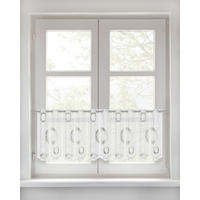 Scheibengardine Kreis grau B/L: ca. 150x45 cm Kreis - grau (150,00/45,00cm) - POCOline