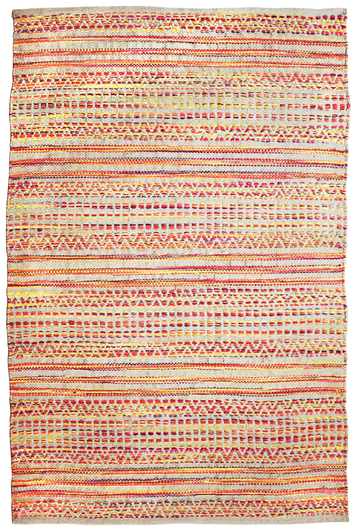 Kayoom Kurzflorteppich Sienna 710 rot B/L: ca. 120x170 cm Sienna 710 - rot (120,00/170,00cm) - Kayoom
