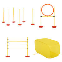 PawHut Agility gelb Kunststoff B/H/L: ca. 128x100x105 cm Agility - gelb (105,00/128,00/100,00cm) - PawHut