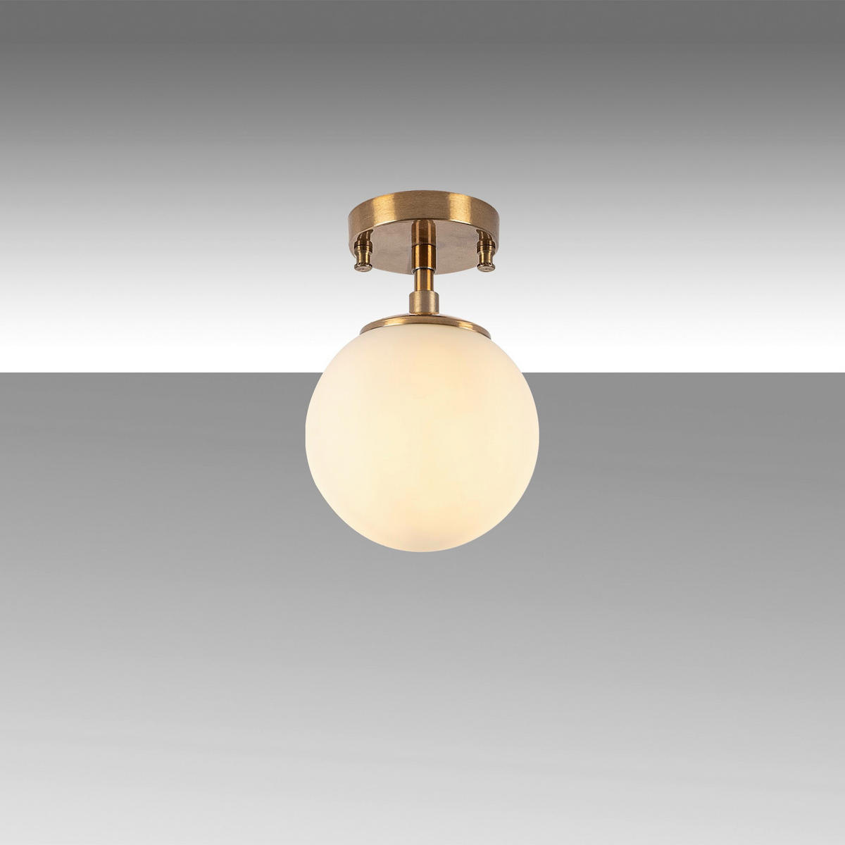 Opviq Deckenleuchte Glas Metall B/H/T/L/D: ca. 15x23x15x15x15 cm E14 1 Brennstellen Atmaca - (15,00/15,00/23,00cm) - Opviq