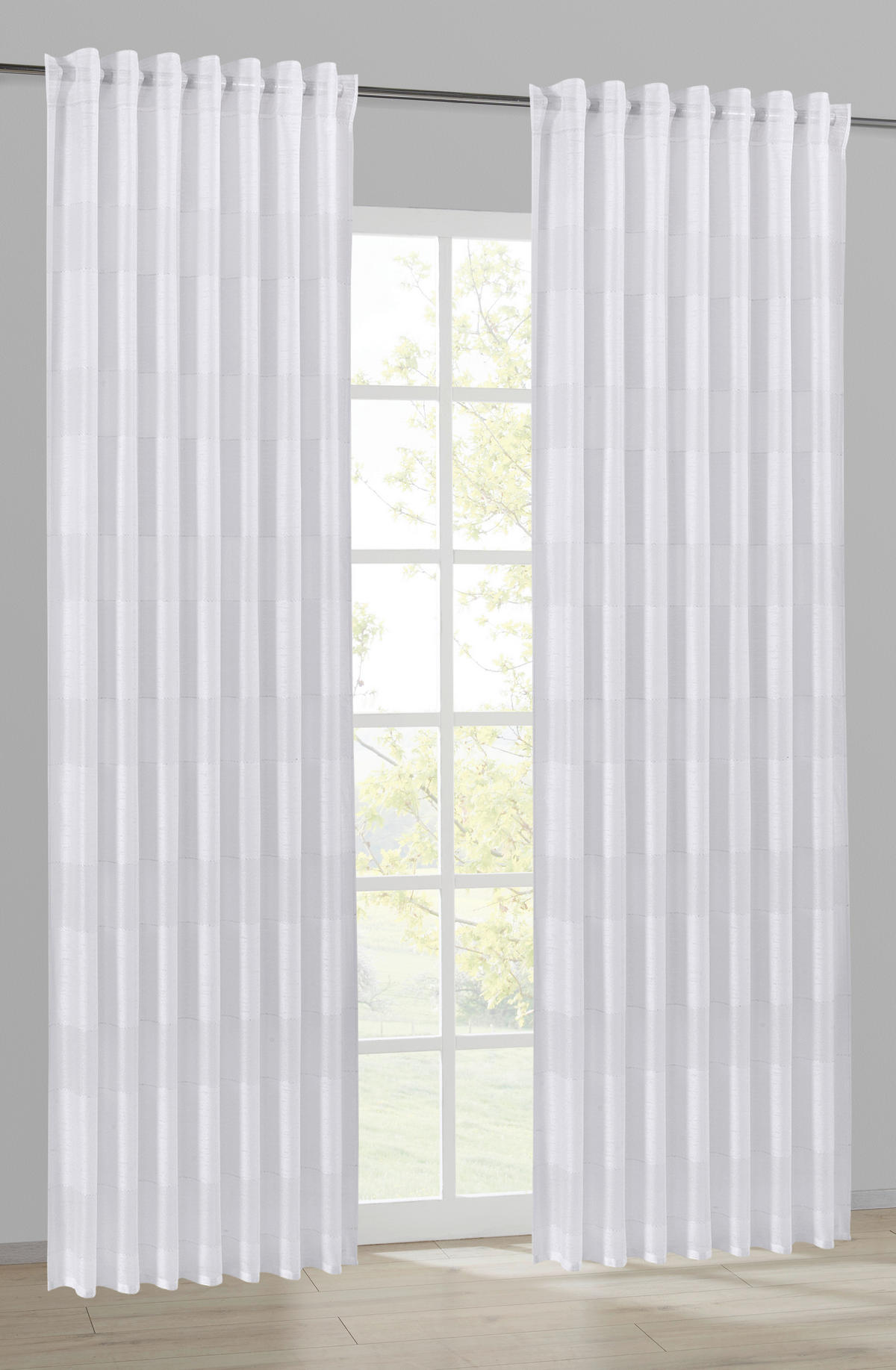 Kombivorhang Ilem weiß B/L: ca. 140x245 cm Ilem - weiß (140,00/245,00cm)