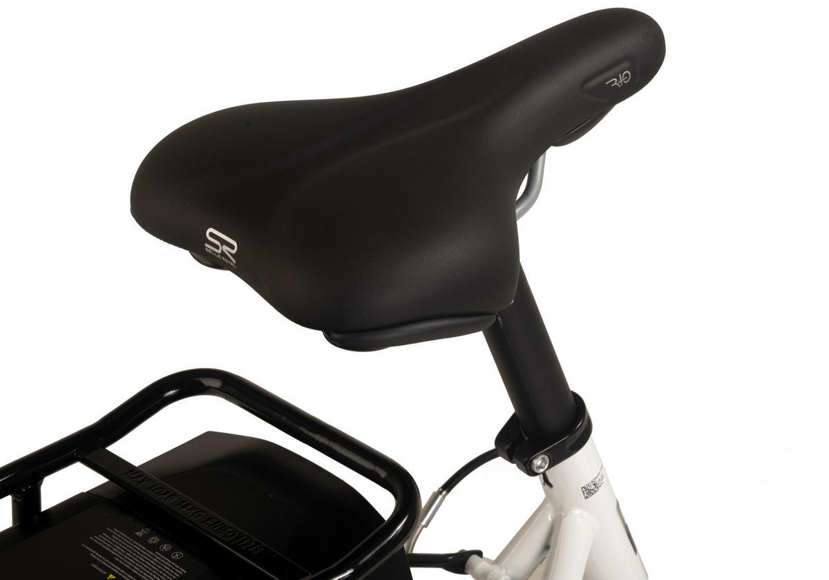 Hollandia City E-Bike Lido 333E 28 Zoll Rahmenhöhe 49 cm 7 Gänge weiß weiß ca. 250 W ca. 36 V ca. 28 Zoll Lido - weiß - Hollandia