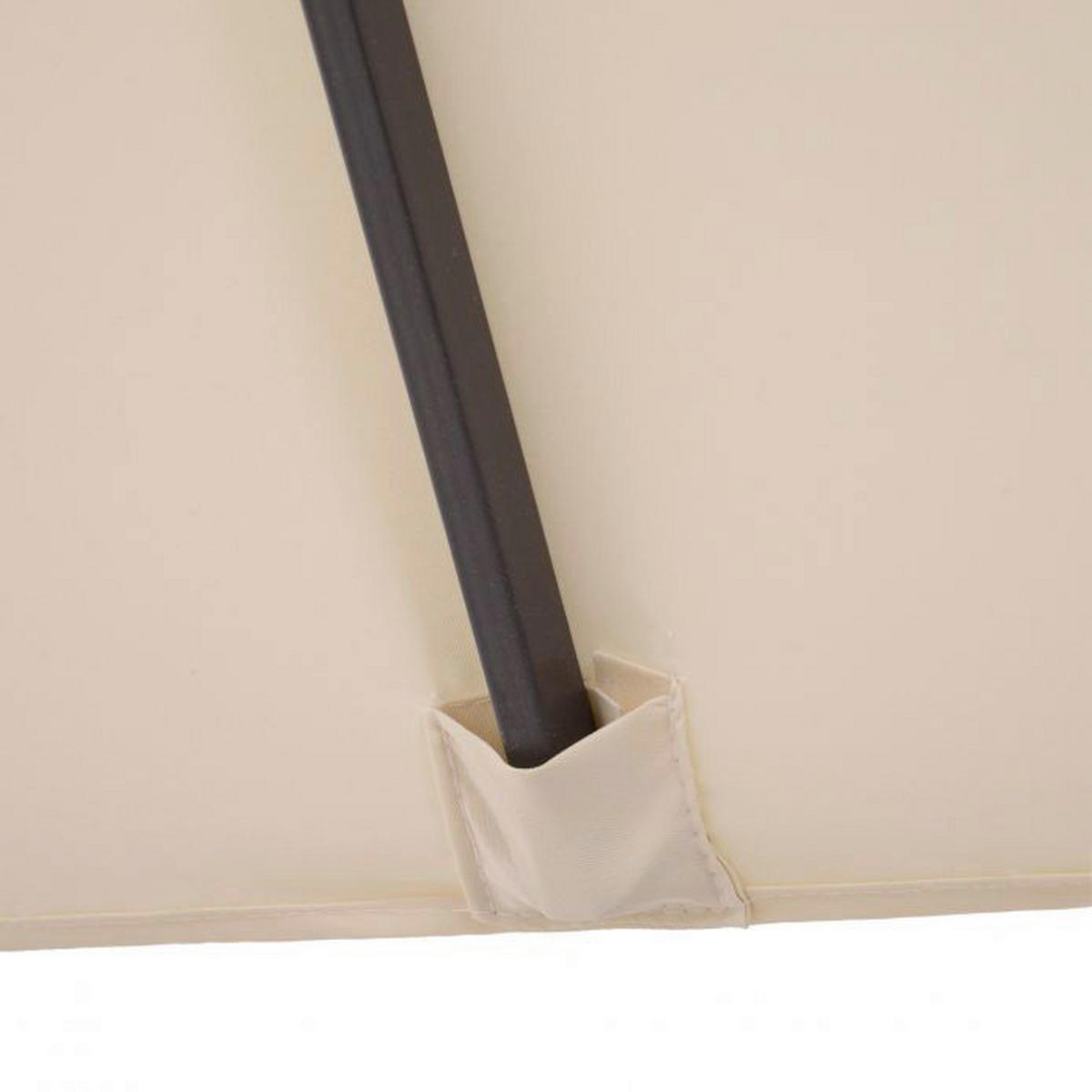 Outsunny Marktschirm creme Metall B/H/L: ca. 270x240x460 cm Marktschirm - creme (460,00/270,00/240,00cm) - Outsunny