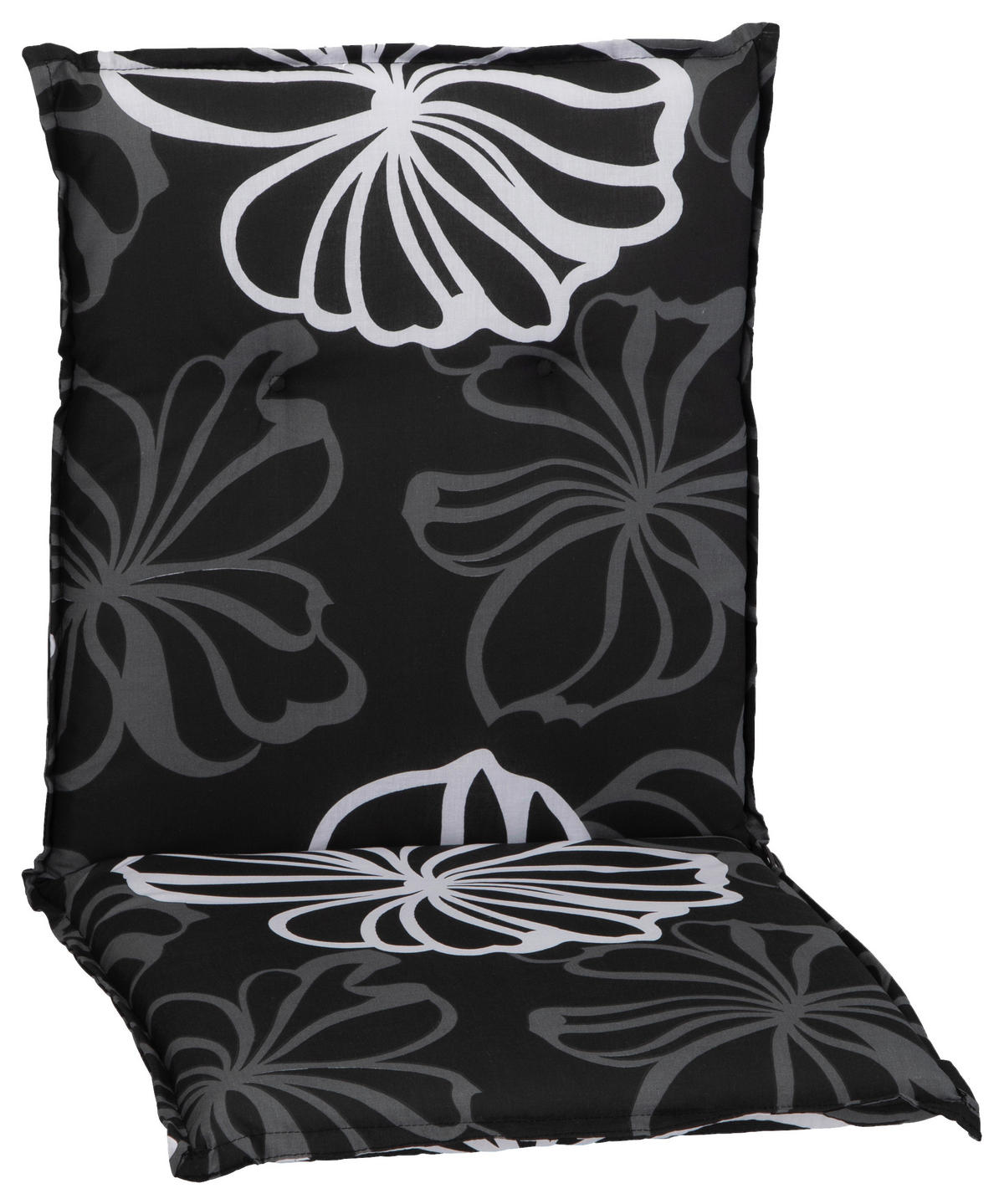 Beo Saumauflage für Niedriglehner schwarz Polyester-Mischgewebe B/H/L: ca. 50x6x101 cm 2er Set Saumauflage_für_Niedriglehner_2er - weiß/schwarz (101,00/50,00/6,00cm) - Beo