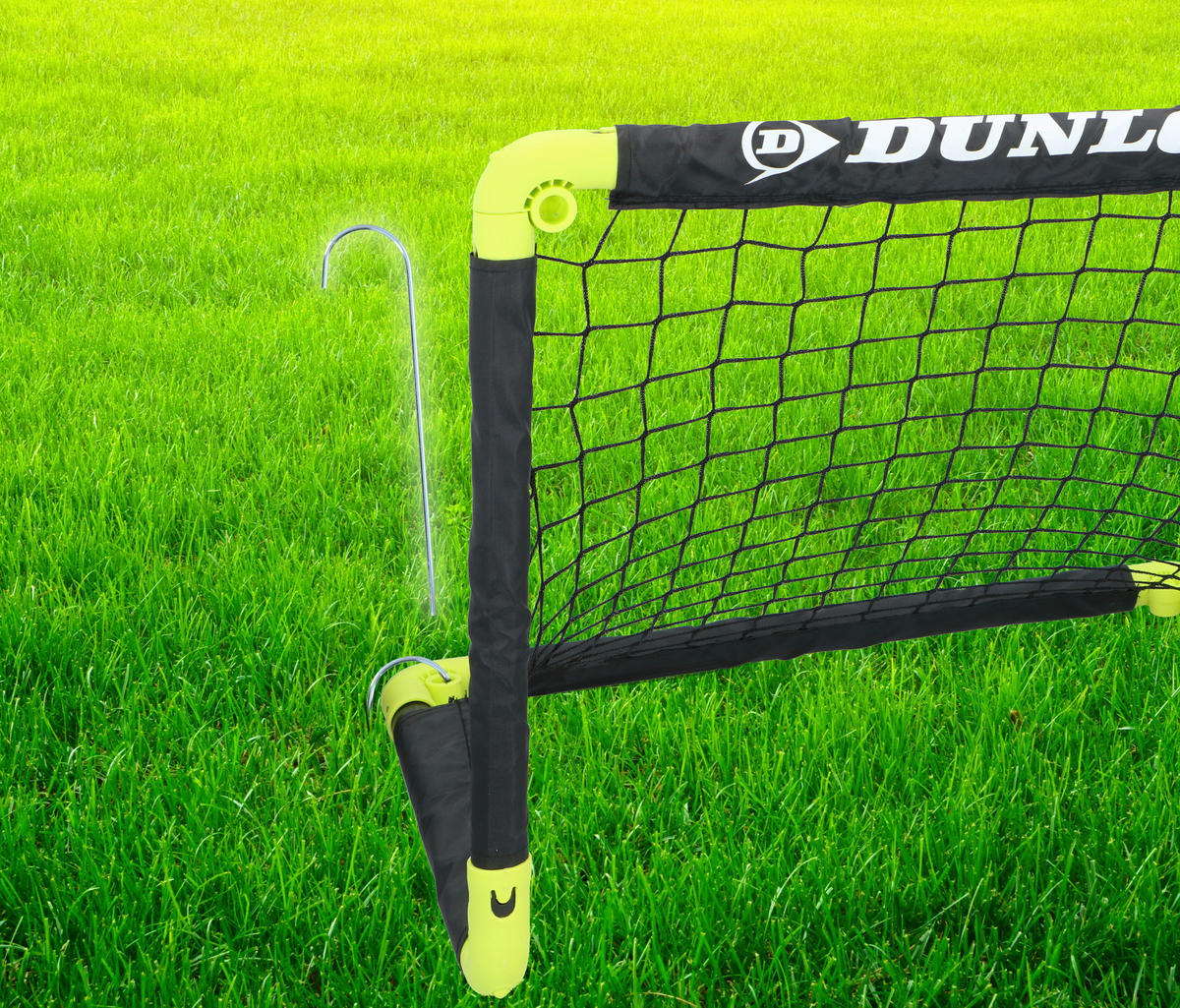 Dunlop Fußballtor schwarz B/H/L: ca. 44x44x50 cm Fußballtor - schwarz/grün (50,00/44,00/44,00cm) - Dunlop