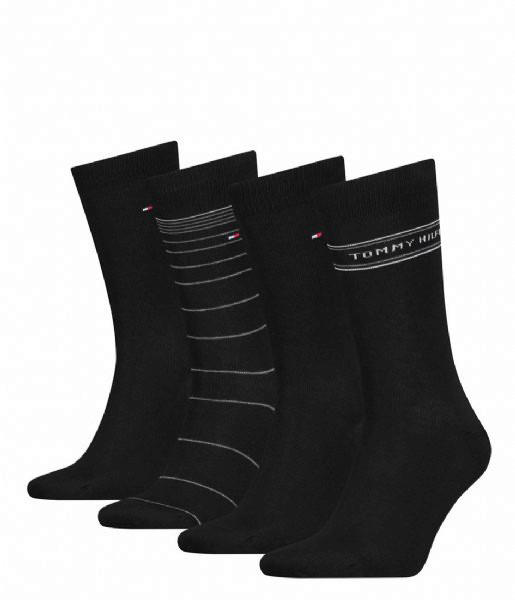 Tommy Hilfiger Herren-Socken Größe: 43/46 schwarz Textil Größe: 43/46 - schwarz