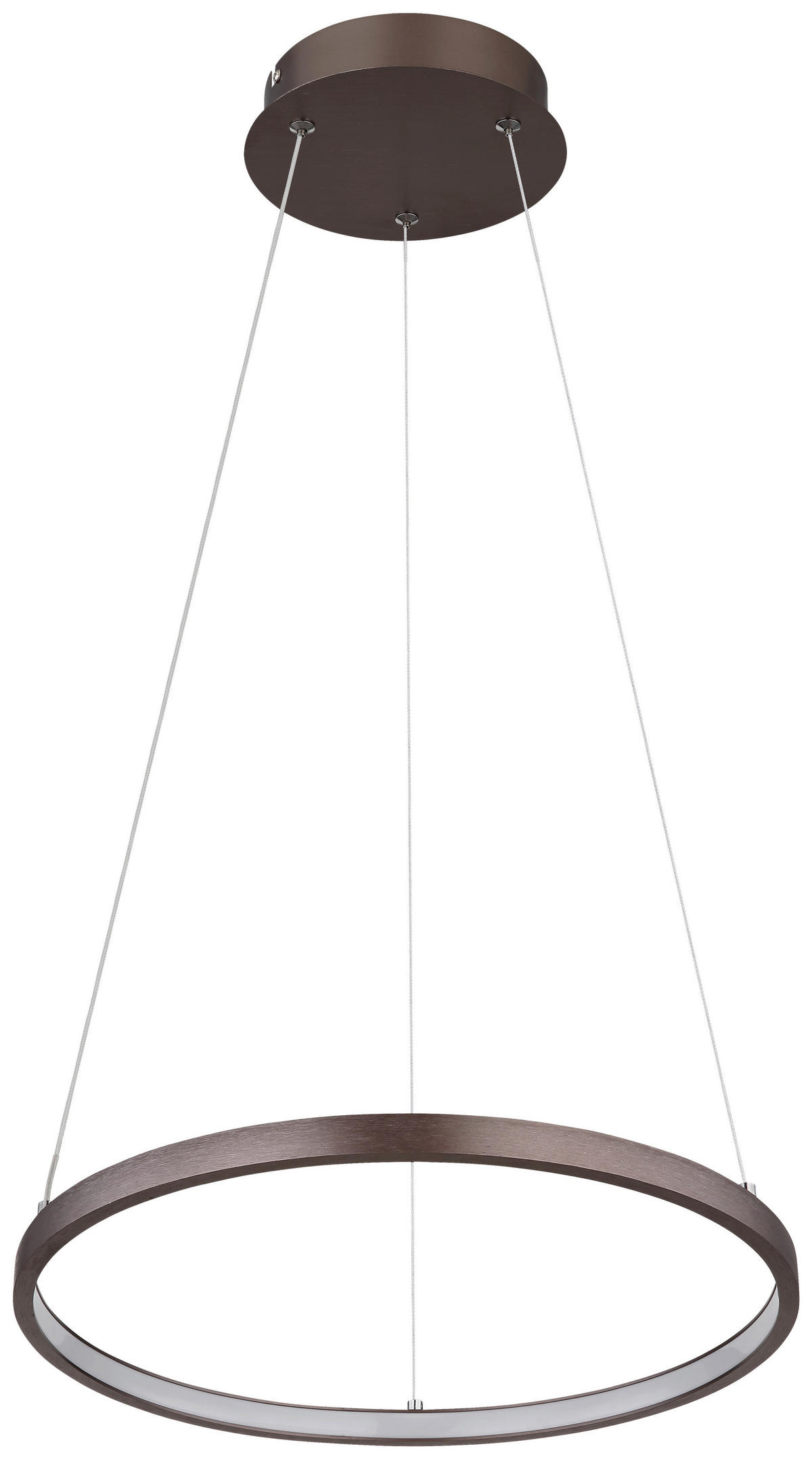 GLOBO LED-Pendelleuchte 67192-19BR kaffee Metall Kunststoff H/D: ca. 120x38,5 cm RALPH - kaffee (38,50/120,00cm) - GLOBO