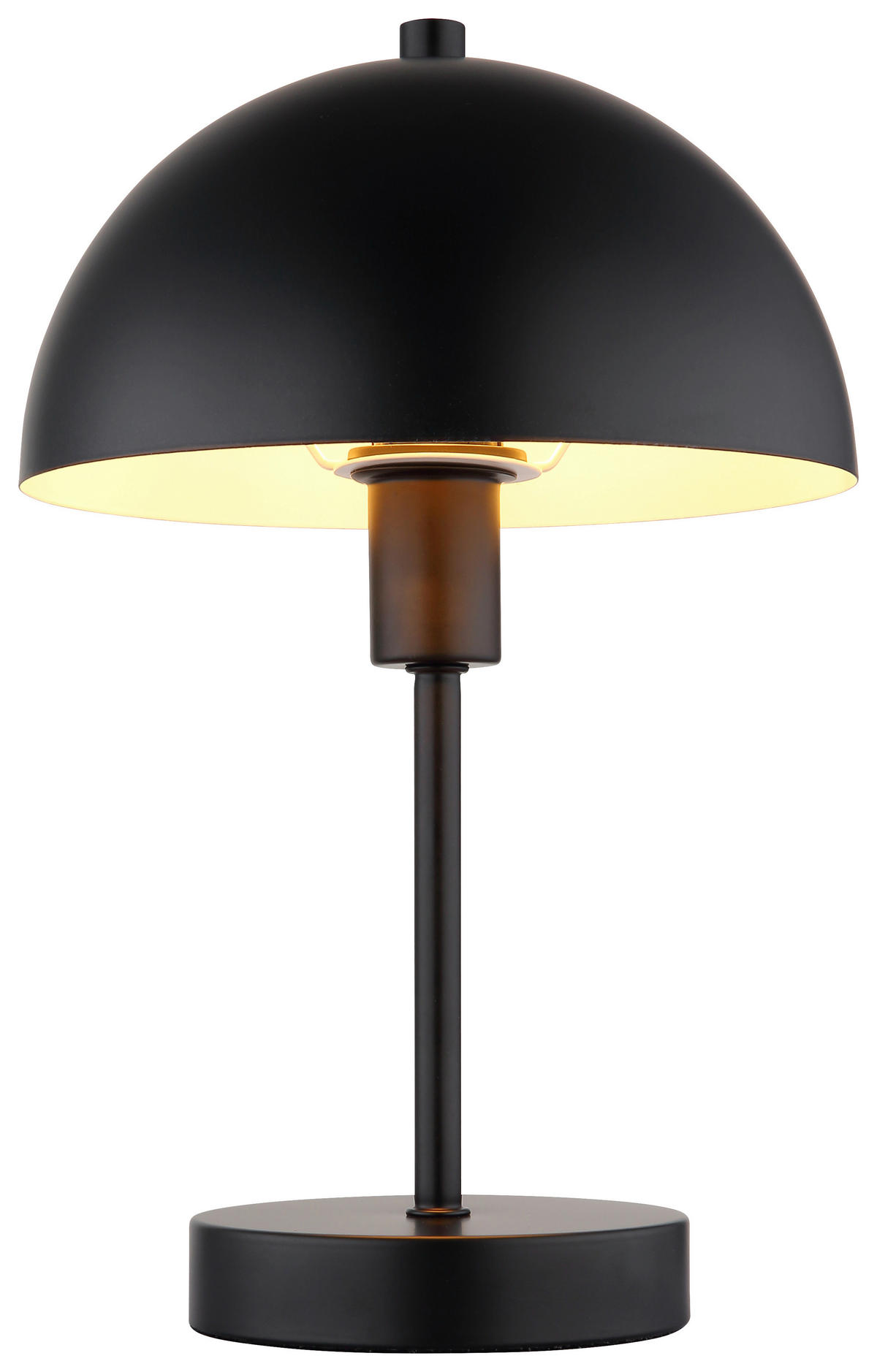 GLOBO Tischleuchte mattschwarz Metall H/D: ca. 31x20 cm E14 1 Brennstellen Atoma - mattschwarz (20,00/31,00cm) - GLOBO