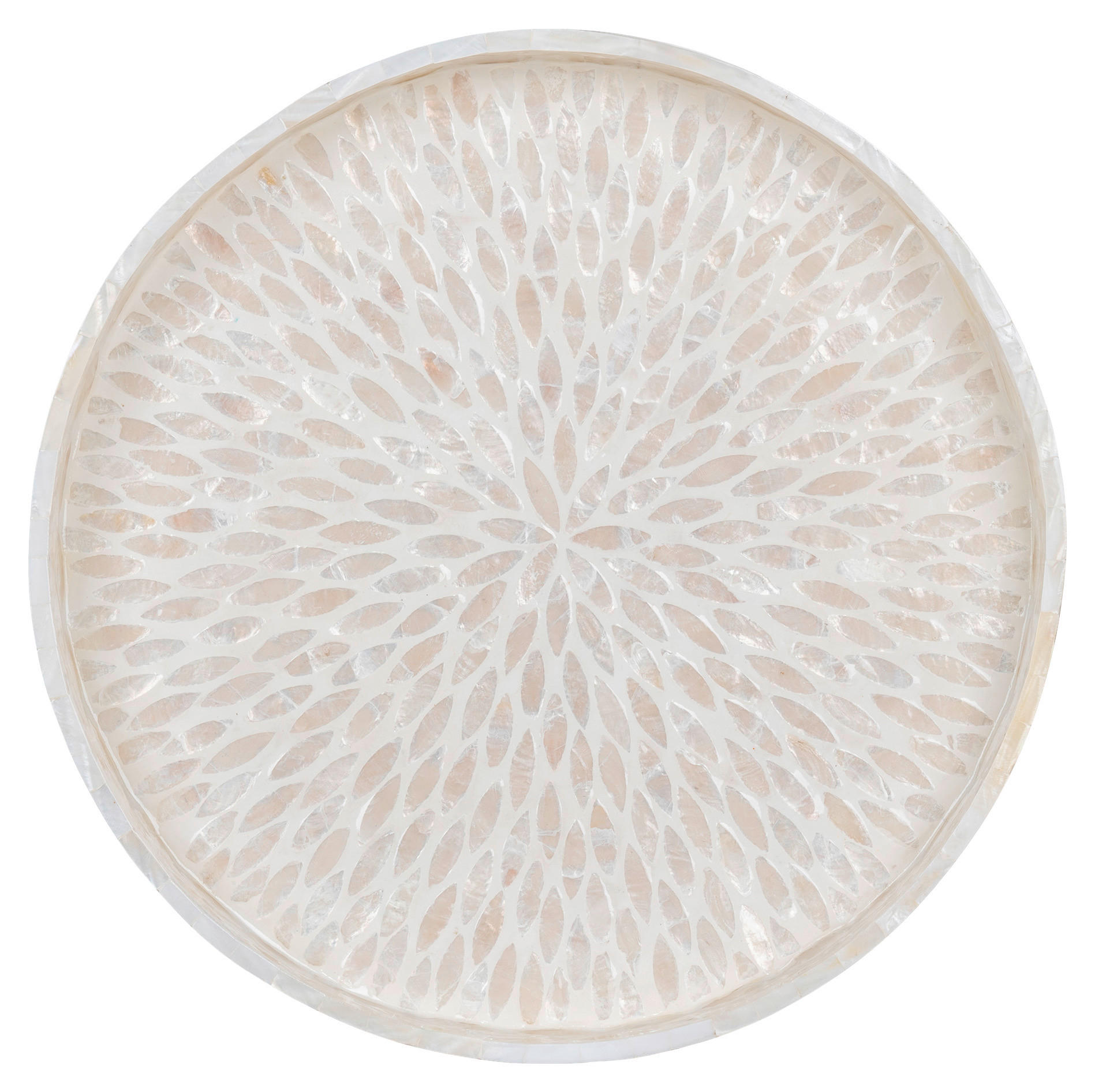 Tablett beige Bambus B/H/L: ca. 40x3,5x40 cm Tablett - beige (40,00/40,00/3,50cm)