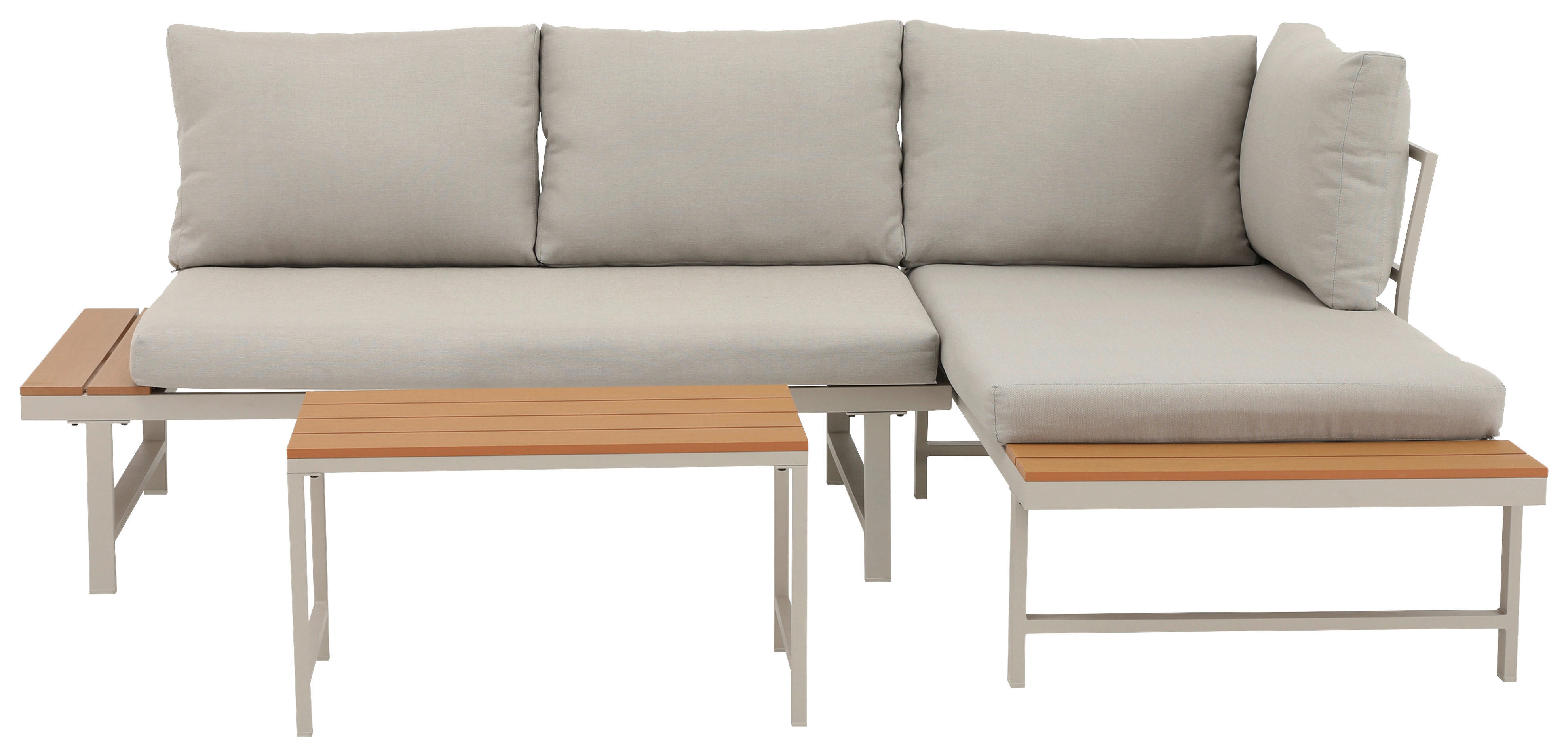 Thumbnail - POCOline Gartensitzgruppe Onno hellgrau Stahl