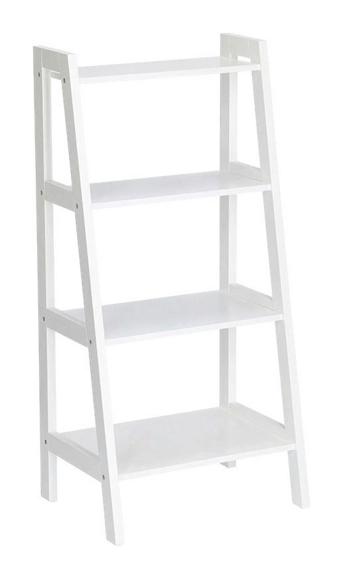 Zeller Standregal weiß MDF B/H/L: ca. 32x90x43 cm Standregal_mit_4_Ablagen - weiß (43,00/32,00/90,00cm) - Zeller
