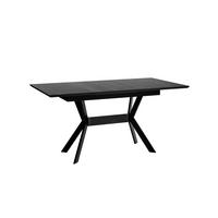 Tisch BREMEN Eiche perlschwarz Nachbildung B/H/T: ca. 160x75x90 cm BREMEN - Eiche/schwarz (160,00/75,00/90,00cm) - byLIVING
