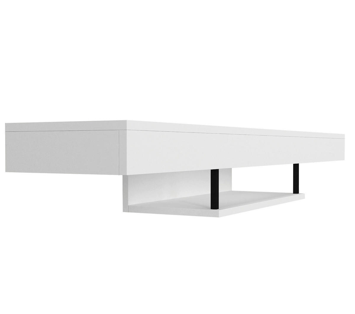 TV-Lowboard Alberes weiß B/H/T: ca. 150x22x29,6 cm Alberes - weiß (150,00/22,00/29,60cm) - moebel17