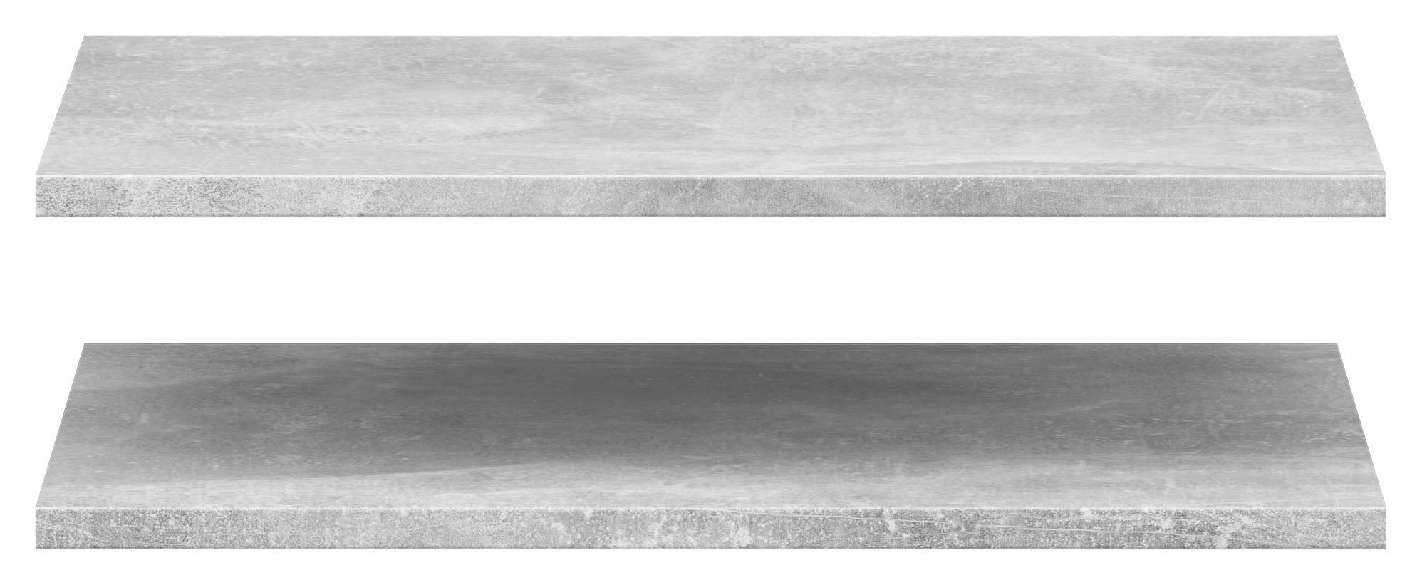 Einlegeböden-Set Multi-Stauraum Typ 58 Beton Optik B/H/T: ca. 47x1,5x36 cm Multi-Stauraum Typ 58 - Beton (47,00/1,50/36,00cm)