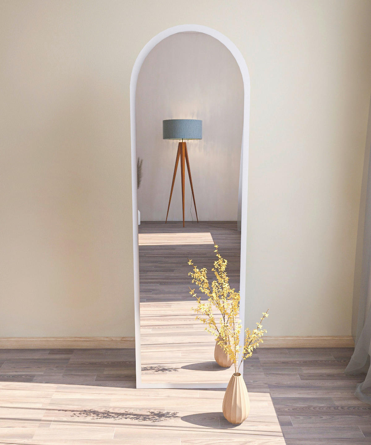 Standspiegel Ema Glas B/H/T: ca. 50x160x2,2 cm Ema - (50,00/160,00/2,20cm) - moebel17
