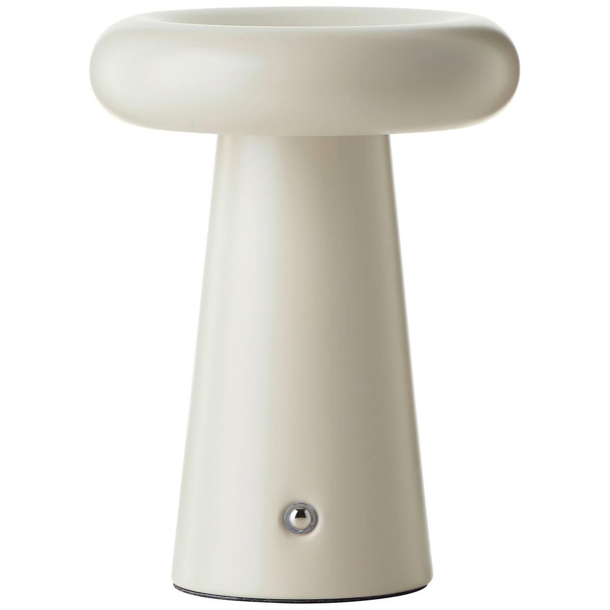 Brilliant Akku-LED-Tischleuchte beige Metall B/H/L: ca. 15x18,5x15 cm Muffin - beige (15,00/15,00/18,50cm) - Brilliant